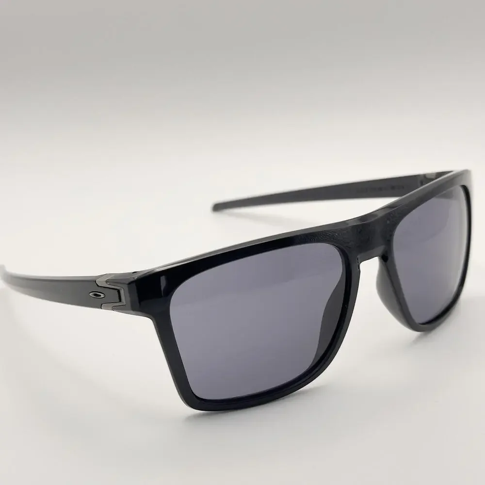 Oakley Sunglasses LEFFINGWELL OO9100-0157 Black Square Frame Prizm Grey Lens NEW